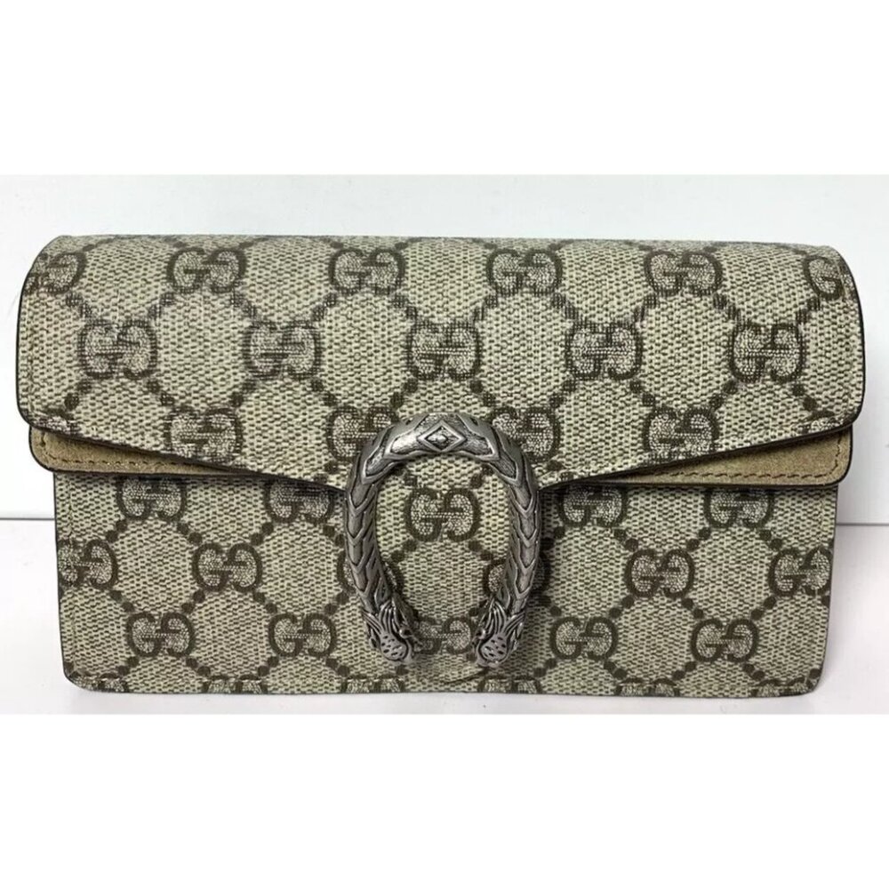 Gucci Dionysus Super Mini GG Supreme Canvas Crossbody Bag 476432